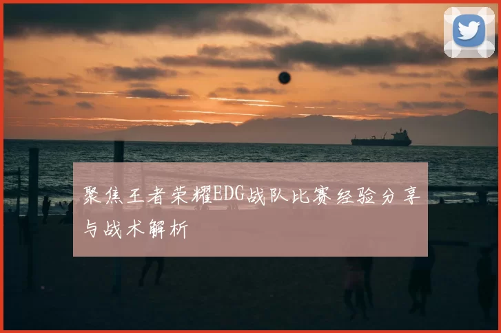 聚焦王者荣耀EDG战队比赛经验分享与战术解析