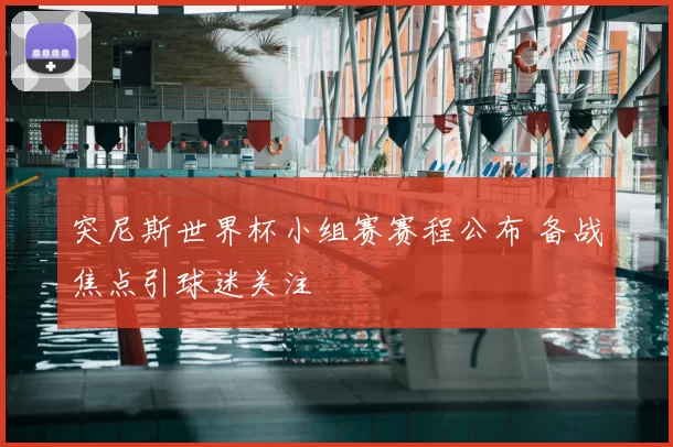 突尼斯世界杯小组赛赛程公布 备战焦点引球迷关注